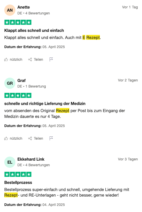 https://de.trustpilot.com/review/www.docmorris.de?search=e-rezept